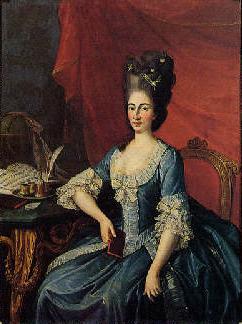 unknow artist Portrait of Maria Beatrice d'Este Archduchess of Austria Sweden oil painting art